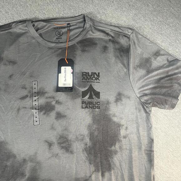 NWT Roark Run Amok with Public Lands Men's T-Shirt Medium RN : 140561 - Picture 1 of 8